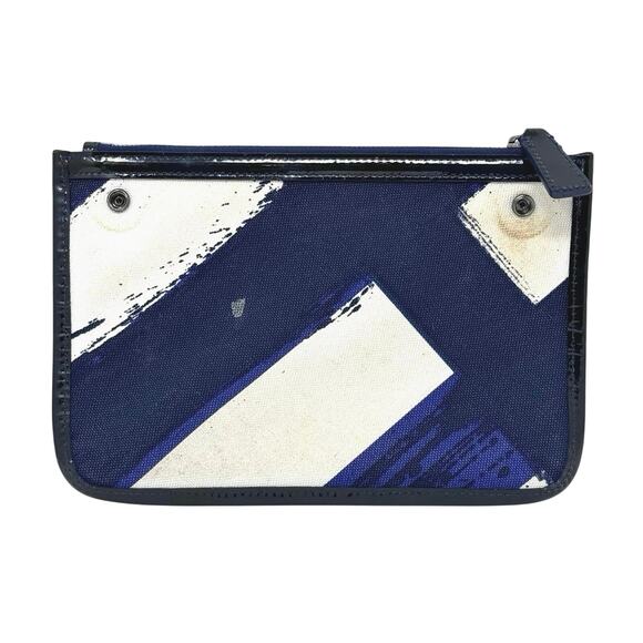 Burberry Striped Canvas Pouch - Picture 4 of 13